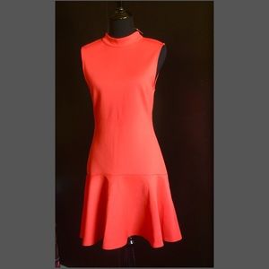 H&M adorable red-orange coral dress